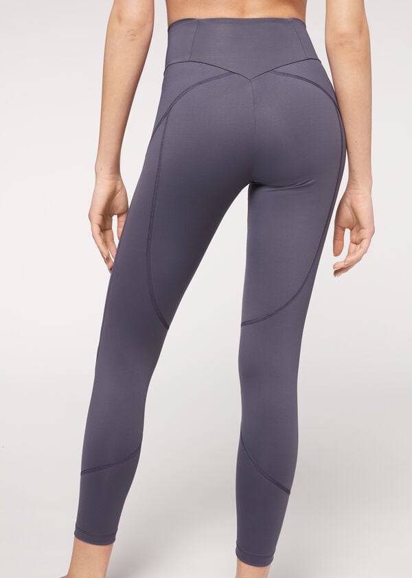 Calzedonia Performance Atletische Leggings Dames Donkerblauw | NL1521HK