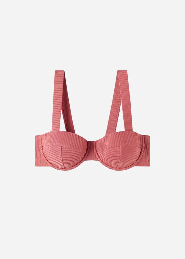 Calzedonia Push-Up Bandeau Biarritz Bikinitopjes Dames Bruin | NL2238TV