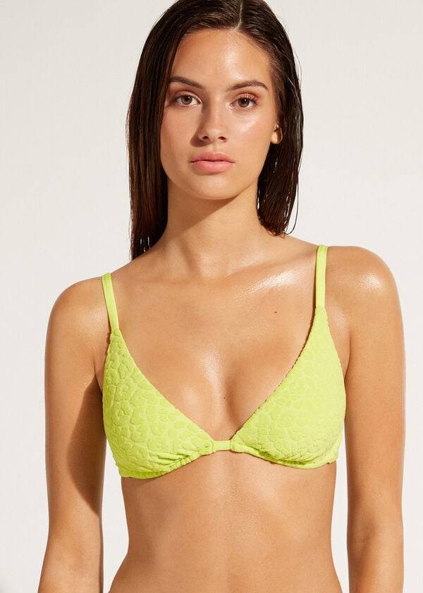 Calzedonia Removable Padding Push Up Bangkok Bikinitopjes Dames Groen | NL2235WY