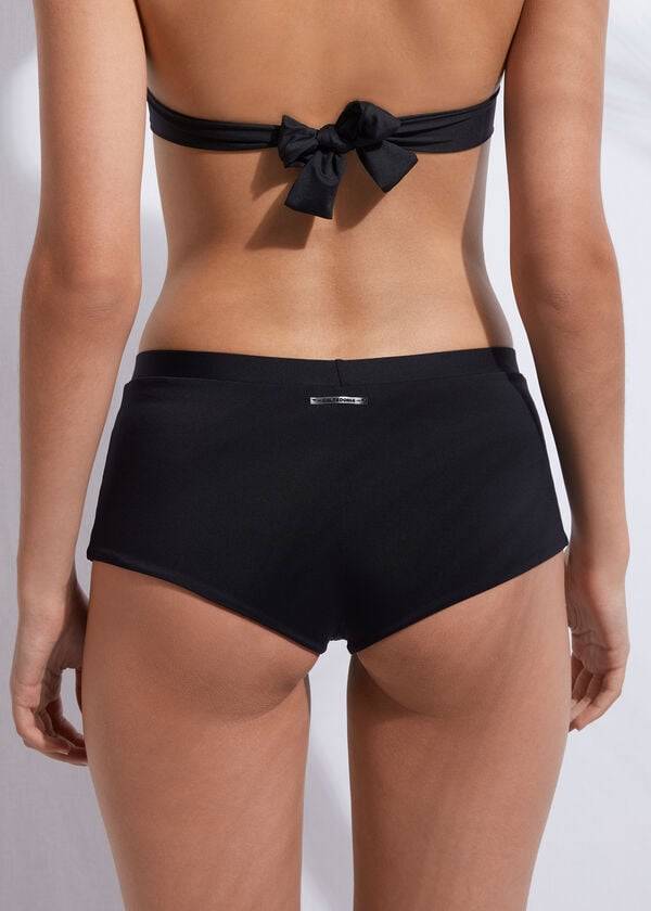 Calzedonia Shorts Swimsuit Bottom Indonesia Cover-ups Dames Zwart | NL2043KI