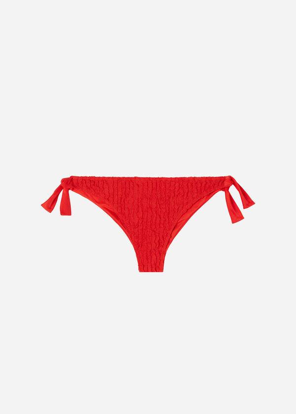 Calzedonia Side Tie Brazilian Marrakech Bikinibroekjes Dames Rood | NL2631IS