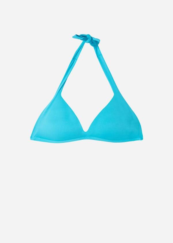 Calzedonia Soft Gewatteerd Triangle Indonesia Bikinitopjes Dames Turquoise | NL2223HK