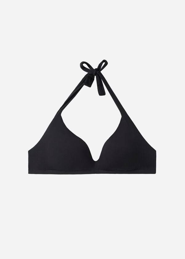 Calzedonia Soft Gewatteerd Triangle Indonesia Bikinitopjes Dames Zwart | NL2227ZG