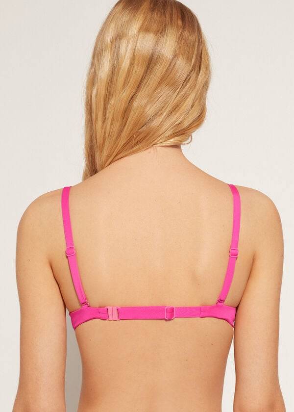 Calzedonia Soft Graduated Super Gewatteerd Push-up Indonesia Eco Bikinitopjes Dames Roze | NL2228XF