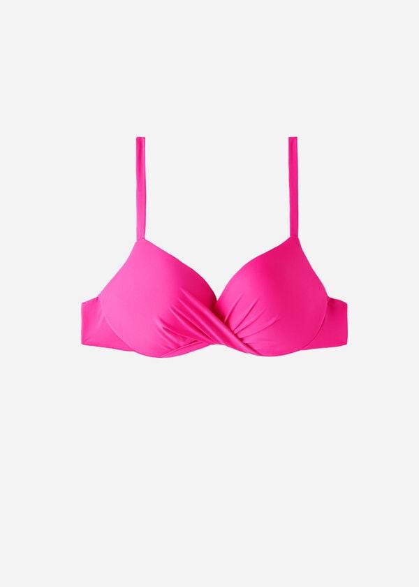 Calzedonia Soft Graduated Super Gewatteerd Push-up Indonesia Eco Bikinitopjes Dames Roze | NL2228XF