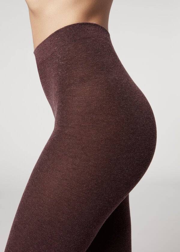 Calzedonia Soft Modal and Cashmere Blend Opaque Hardloopbroek Dames Rood | NL3128IS