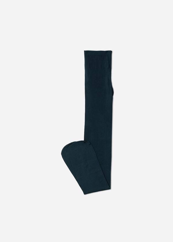 Calzedonia Soft Touch 50 Deniers Hardloopbroek Kinderen Blauw | NL1188XF