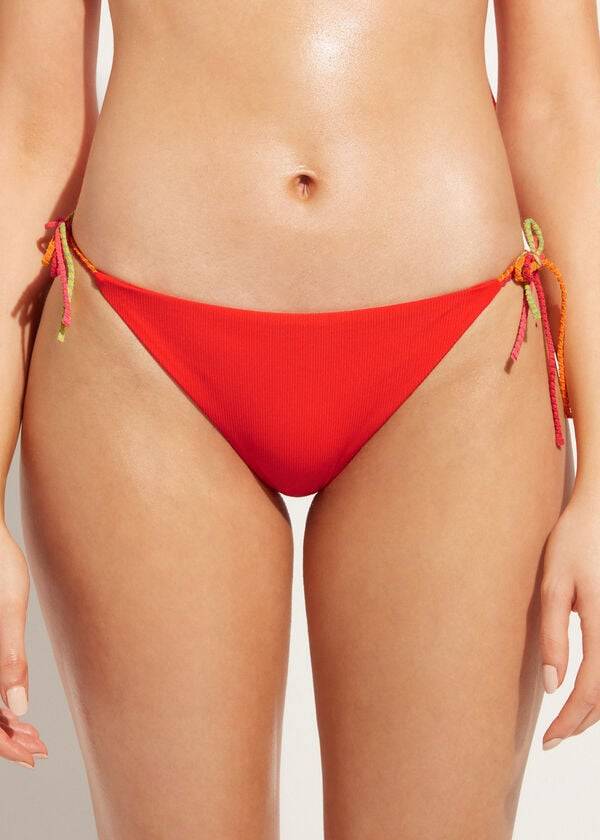 Calzedonia String Berlino Bikinibroekjes Dames Rood | NL2611QZ