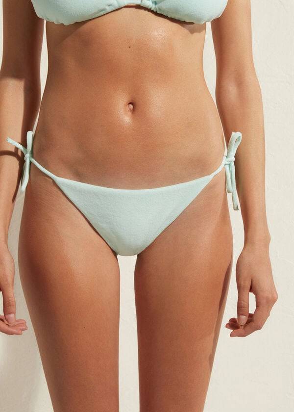 Calzedonia String Beverly Hills Eco Bikinibroekjes Dames Blauw | NL2608RW