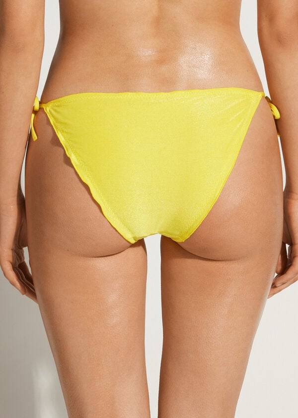 Calzedonia String Formentera Bikinibroekjes Dames Geel | NL2598FM