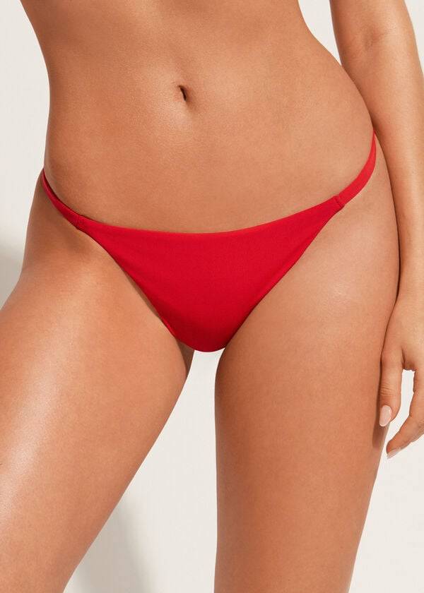 Calzedonia String Indonesia Eco Bikinibroekjes Dames Rood | NL2554YU