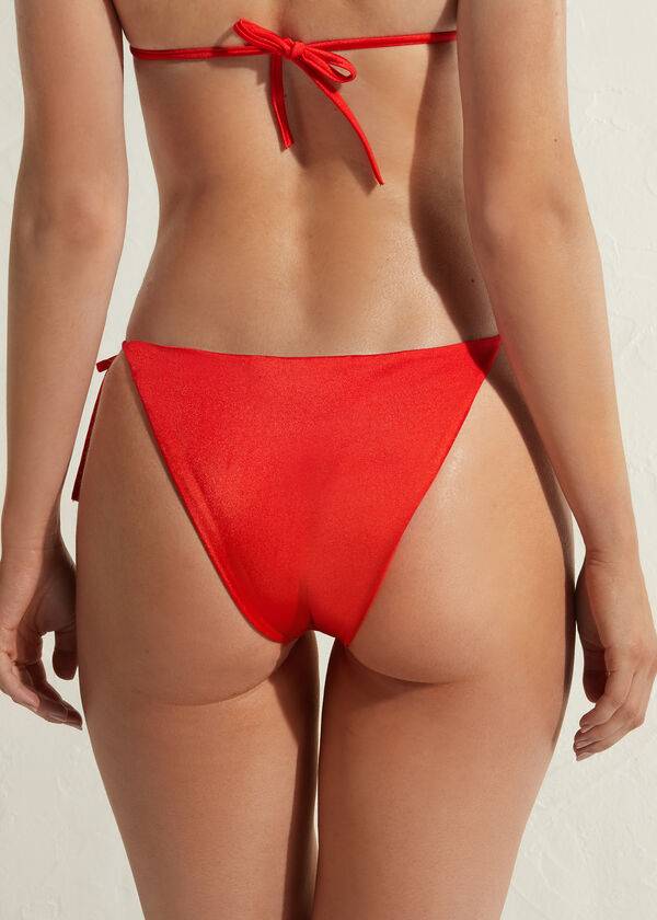 Calzedonia String Marrakech Bikinibroekjes Dames Rood | NL2587NB