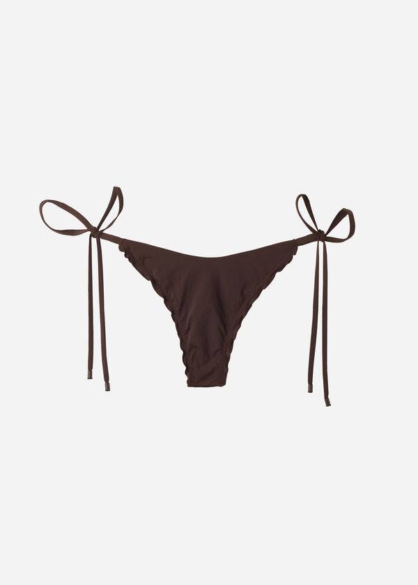 Calzedonia String String Islamorada Bikinibroekjes Dames Koffie Bruin | NL2573DN