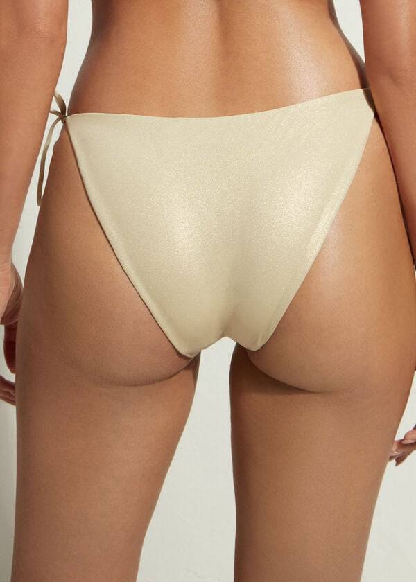 Calzedonia String Tie Abu Dhabi Bikinibroekjes Dames Goud | NL2571GL