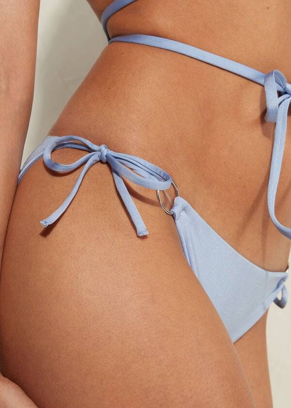 Calzedonia String Tie Abu Dhabi Bikinibroekjes Dames Blauw | NL2572FM