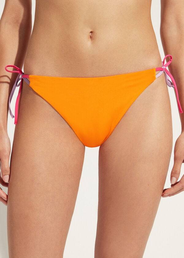 Calzedonia String Tokyo Bikinibroekjes Dames Oranje | NL2567LH