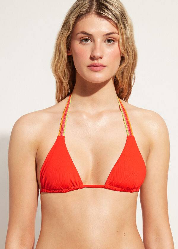 Calzedonia String Triangle Berlino Bikinitopjes Dames Rood | NL2220DN