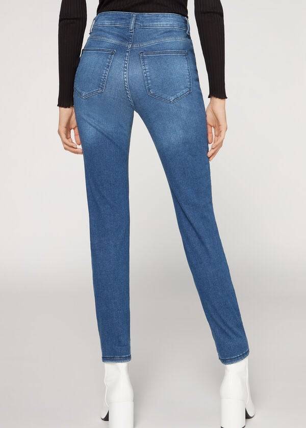 Calzedonia Super Flex Denim High Taille Superskinny Jeans Dames Blauw | NL1576LH