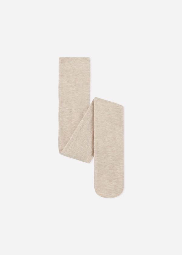 Calzedonia Super Opaque with Cashmere Hardloopbroek Kinderen Beige | NL1180DN