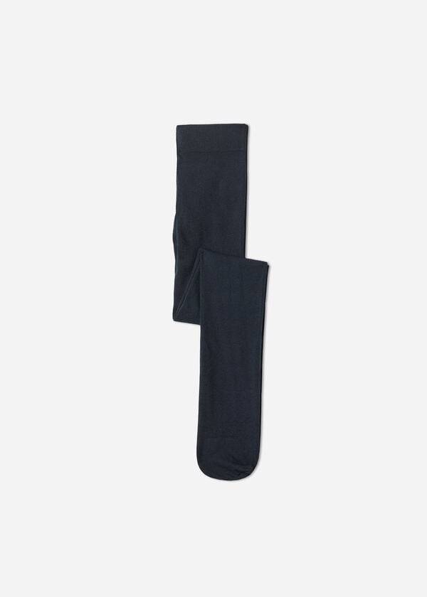 Calzedonia Super Opaque with Cashmere Hardloopbroek Kinderen Blauw | NL1181FM