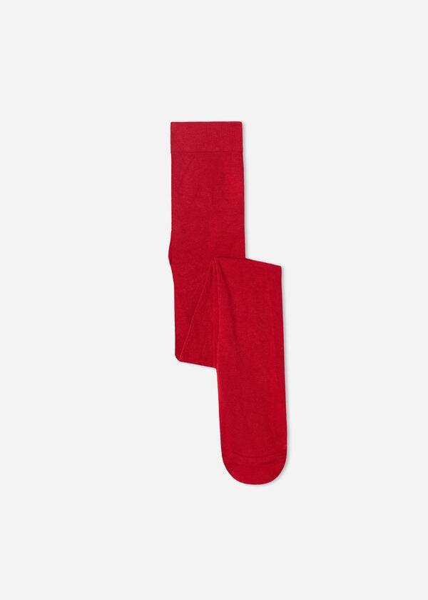 Calzedonia Super Opaque with Cashmere Hardloopbroek Kinderen Rood | NL1186LH