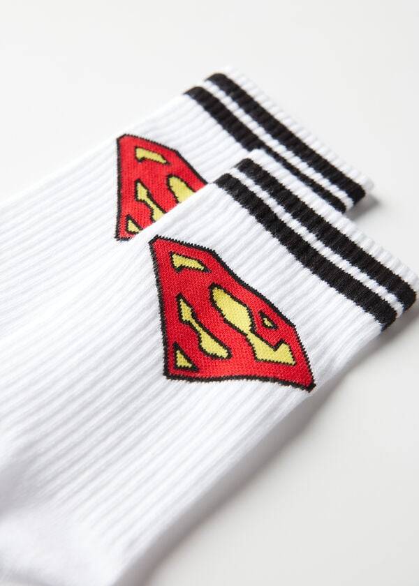 Calzedonia Superman Crew Sokken Heren Wit | NL1331IS