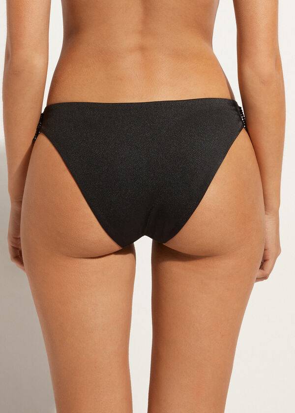 Calzedonia Taipei Bikinibroekjes Dames Zwart | NL2564CE