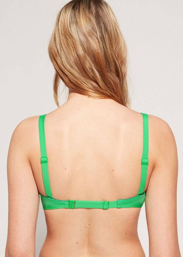 Calzedonia Tank Stijl Indonesia Eco rosa Bikinitopjes Dames Groen | NL2196GL