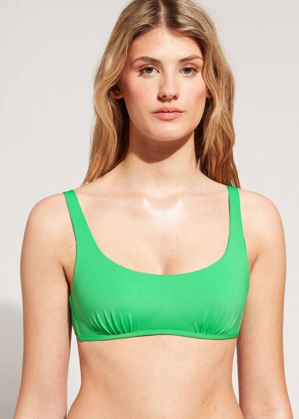 Calzedonia Tank Stijl Indonesia Eco rosa Bikinitopjes Dames Groen | NL2196GL