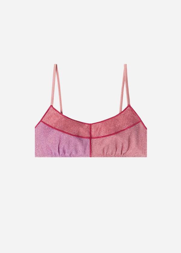 Calzedonia Tank Stijl Lamé Lisbona Bikinitopjes Dames Roze | NL2194DN