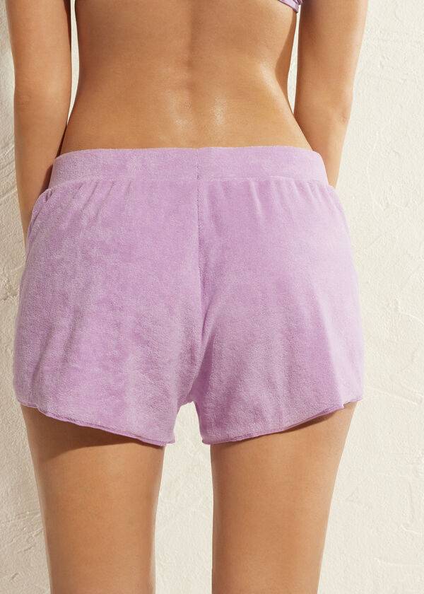 Calzedonia Terrycloth Shorts Cover-ups Dames Paars | NL2039FM