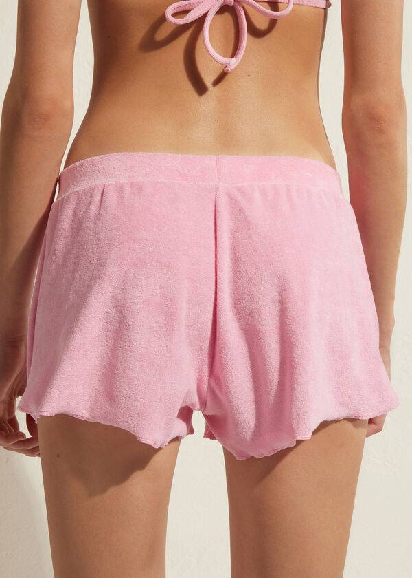 Calzedonia Terrycloth Shorts Cover-ups Dames Roze | NL2040GL