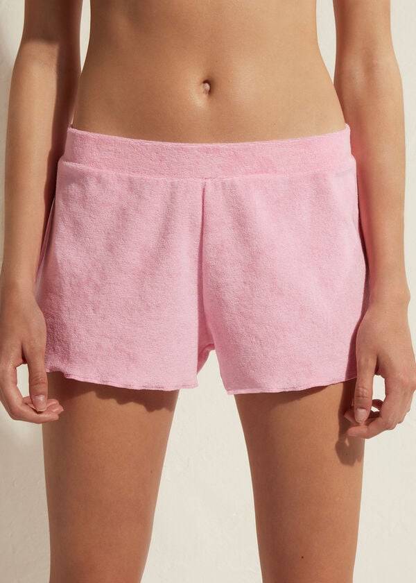 Calzedonia Terrycloth Shorts Cover-ups Dames Roze | NL2040GL