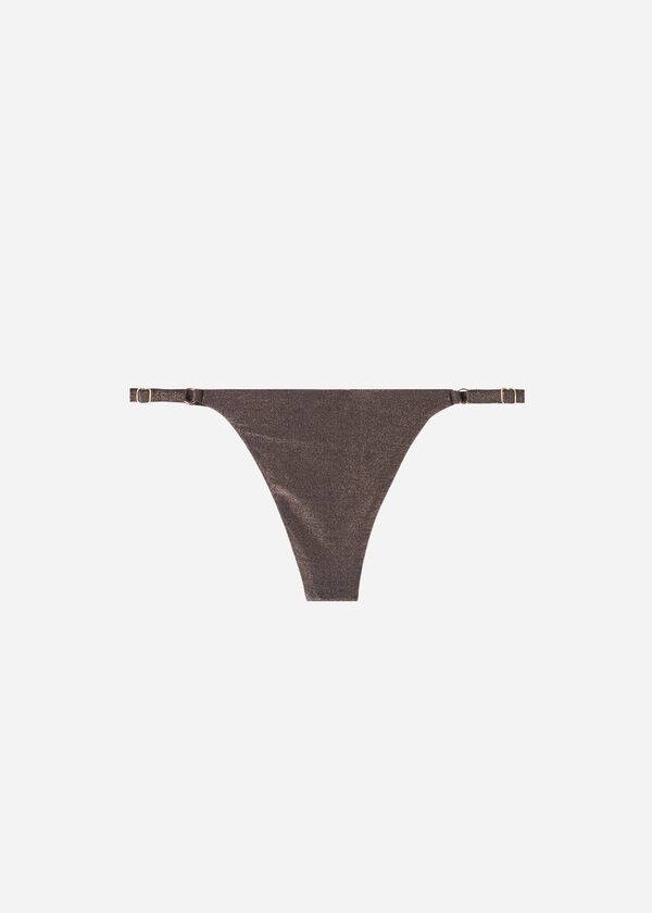 Calzedonia Thin Sides String Hollywood Bikinibroekjes Dames Zwart | NL2562BC