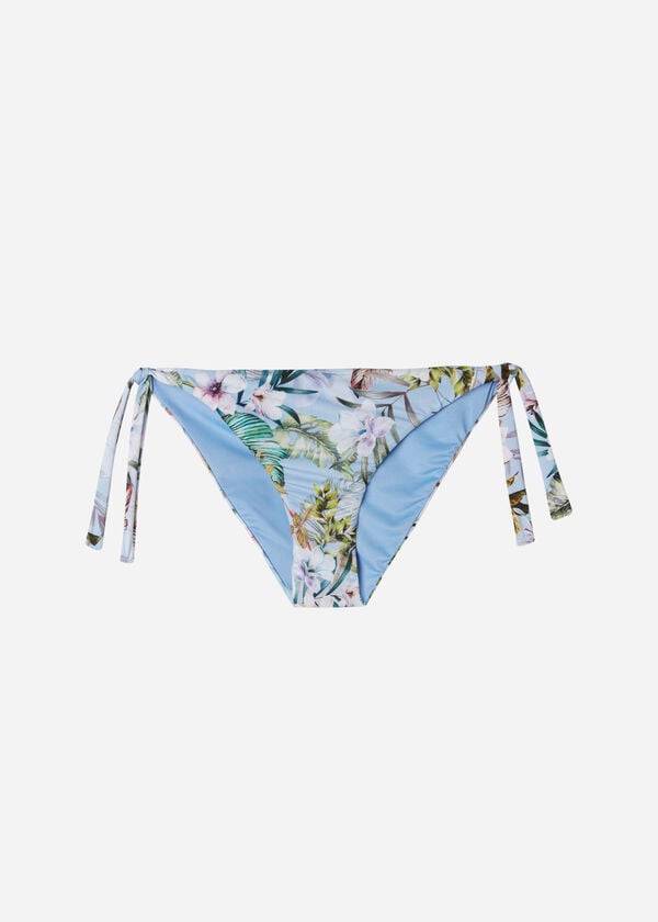 Calzedonia Tied Atene Bikinibroekjes Dames Blauw | NL2549AP