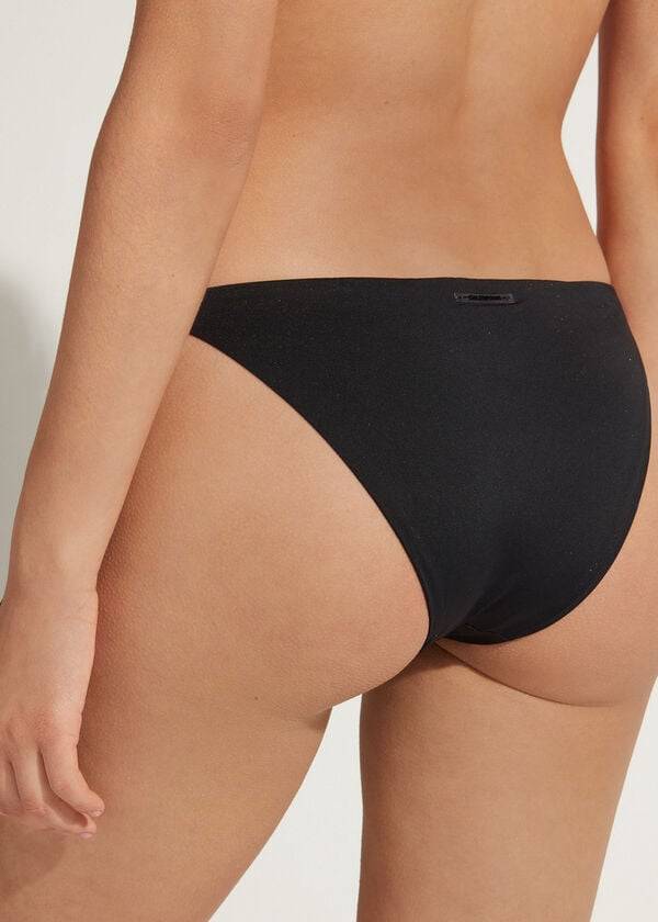 Calzedonia Tied Indonesia Bikinibroekjes Dames Zwart | NL2546FM