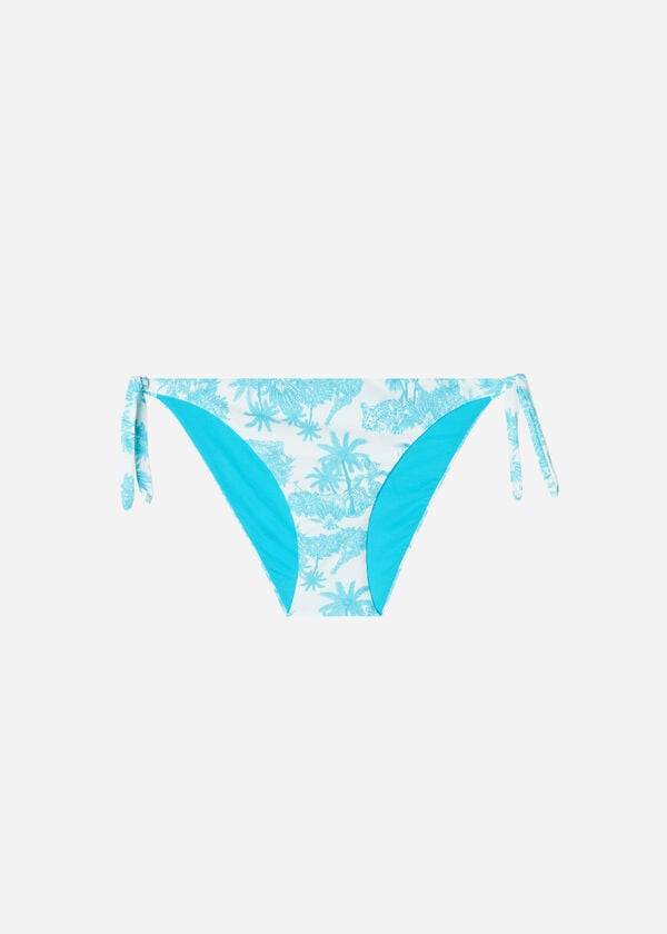 Calzedonia Tied Sorrento Bikinibroekjes Dames Blauw | NL2536BC