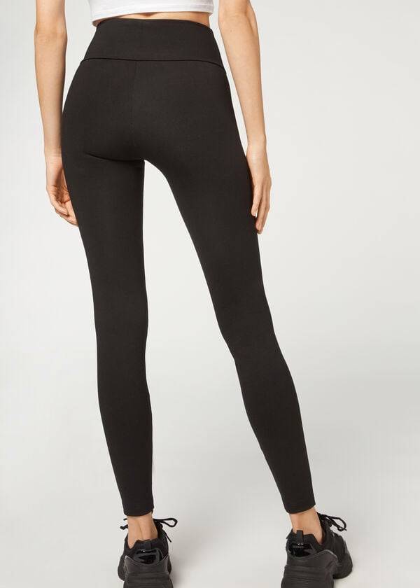 Calzedonia Total Shaper Leggings Dames Zwart | NL1487IS