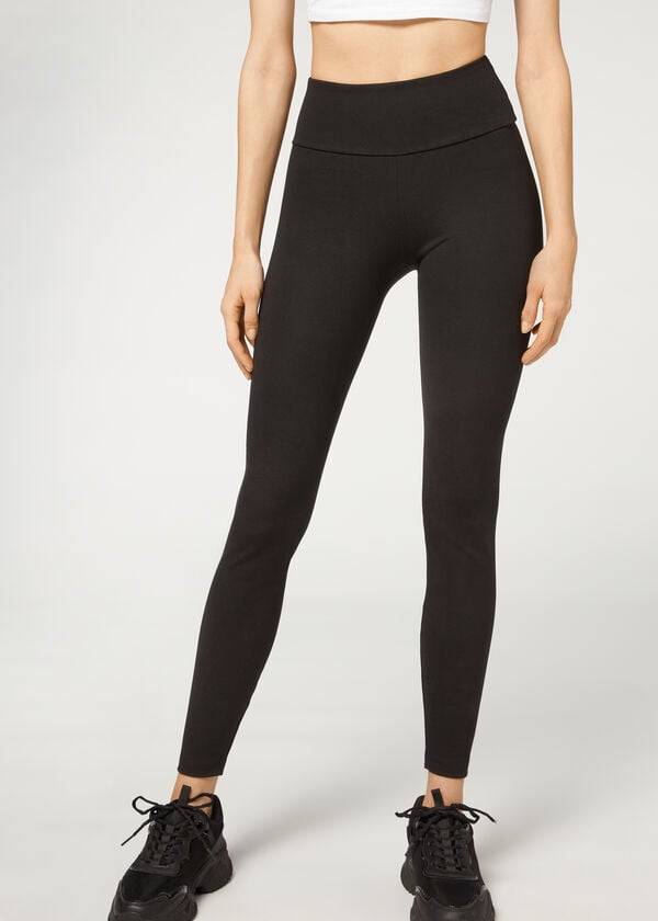 Calzedonia Total Shaper Leggings Dames Zwart | NL1487IS