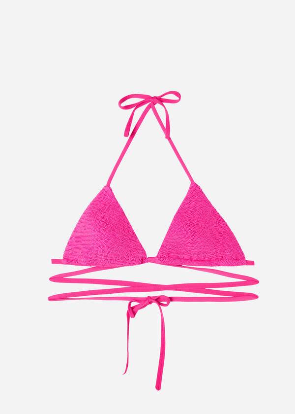 Calzedonia Triangle Badslippers String Miami Bikinitopjes Dames Roze | NL2171HK