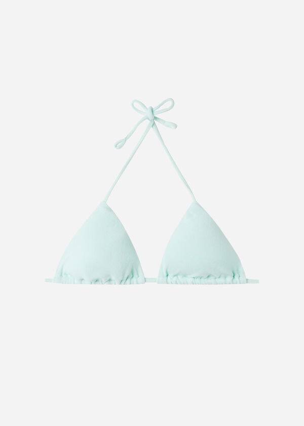 Calzedonia Triangle String Beverly Hills Eco Bikinitopjes Dames Blauw | NL2164OR