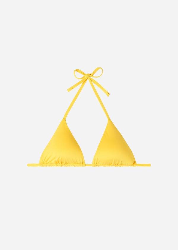 Calzedonia Triangle String Indonesia Eco Bikinitopjes Dames Geel | NL2153BC