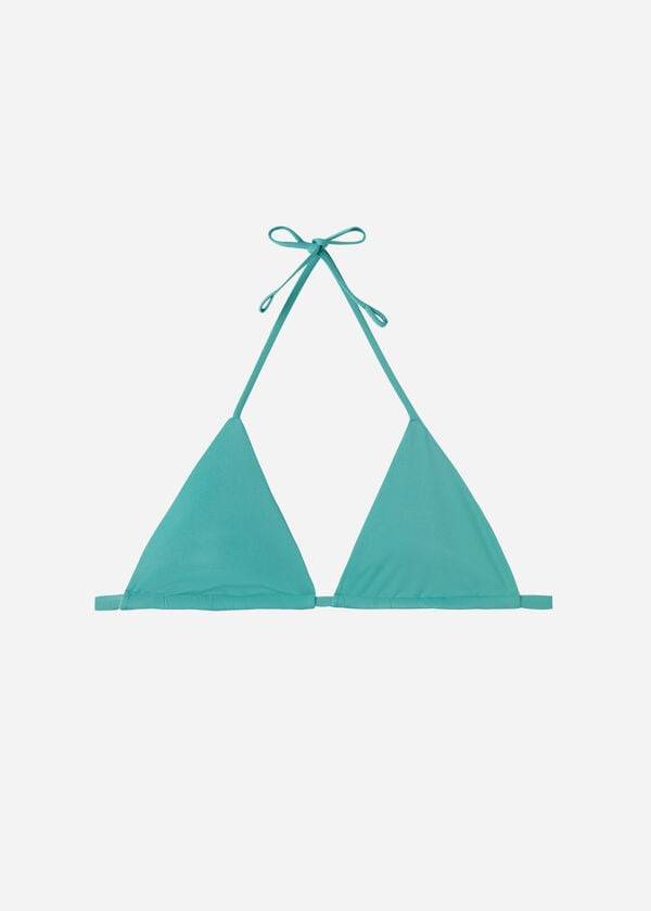 Calzedonia Triangle String Indonesia Eco Bikinitopjes Dames Turquoise | NL2154NB