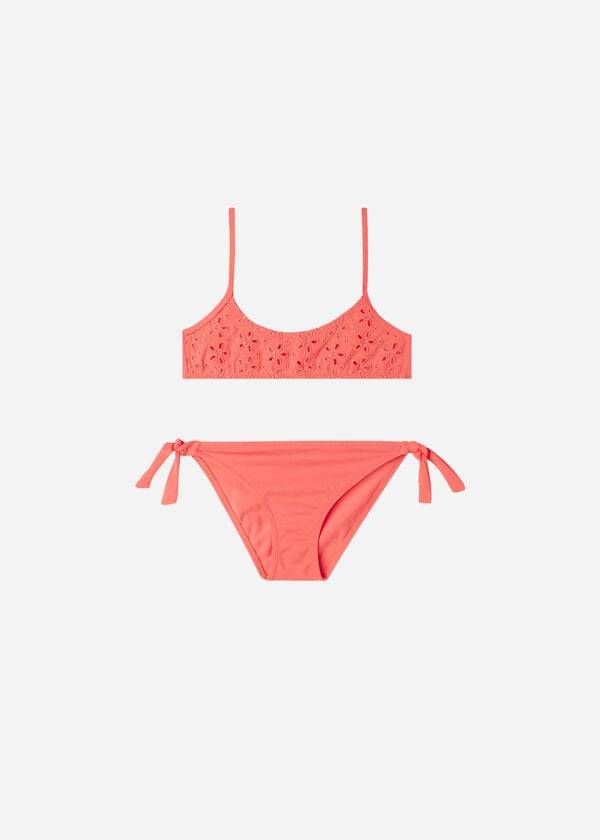 Calzedonia Two-Piece Corfù Badpakken Kinderen Oranje | NL1121YU